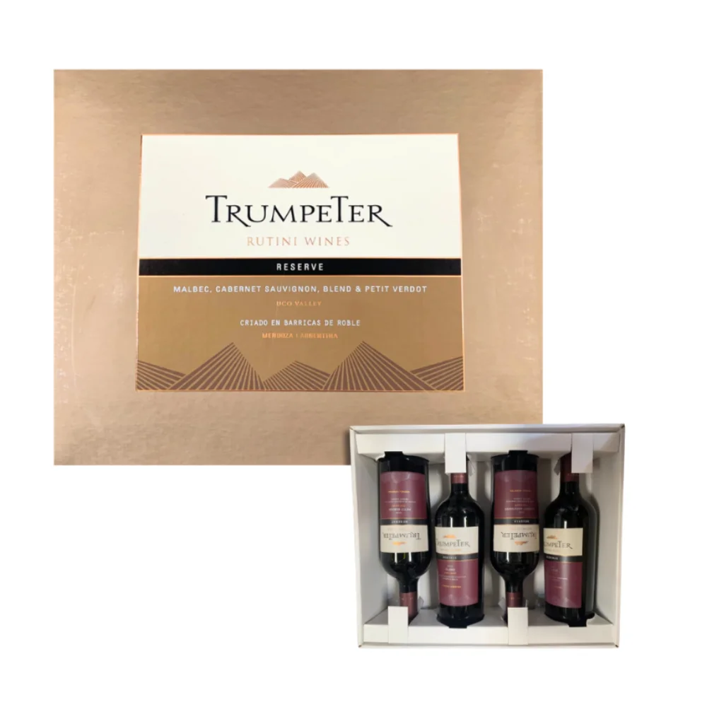 Trumpeter Reserve Surtido Estuche Carton X 4 Bot 750ML