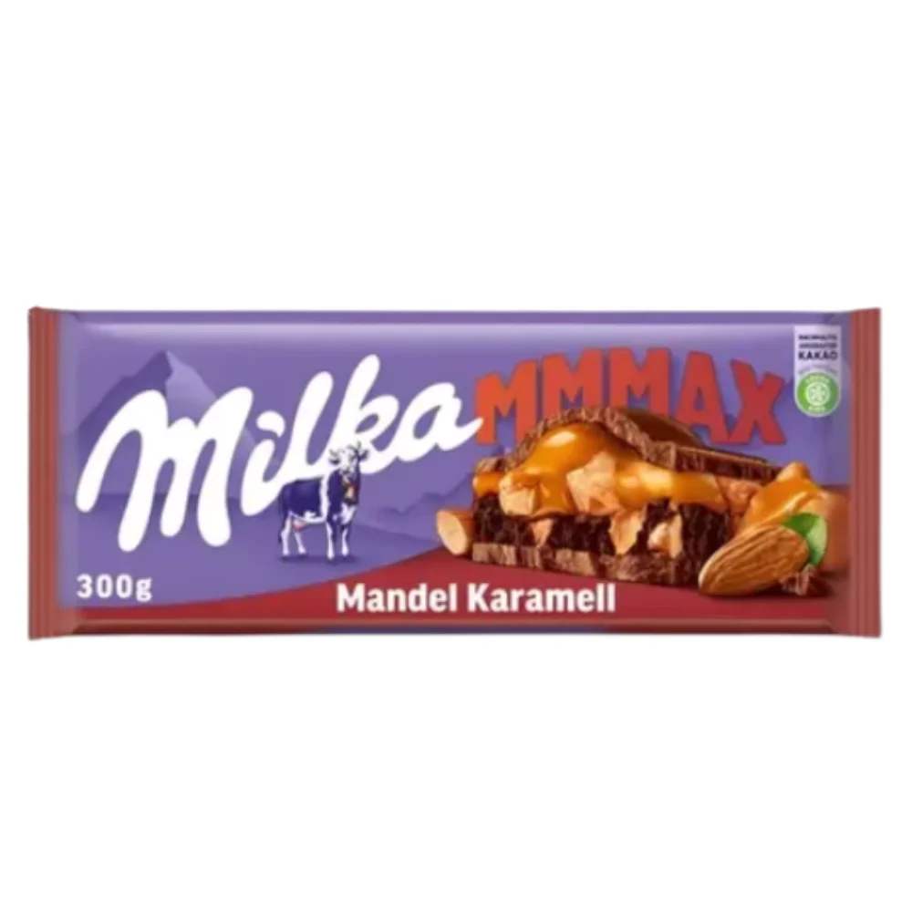 Milka Tableta Almendra Caramelo 300G
