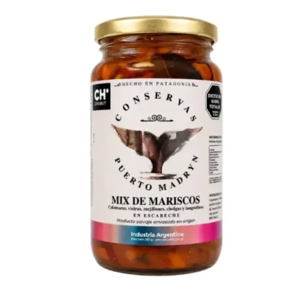 MIX DE MARISCOS EN ESCABECHE *360G CONSERVAS PUERTO MADRYN