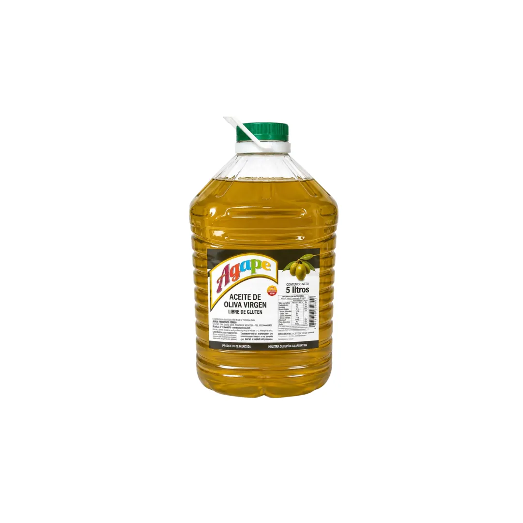ACEITE DE OLIVA VIRGEN *5LT PET AGAPE