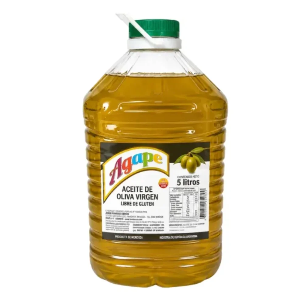 Aceite de Oliva Virgen 5LT Pet Agape