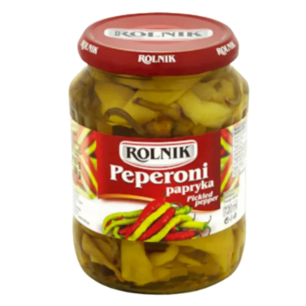 Ajies Dulces en Vinagre de Alcohol Peperoni 720ML Rolnik