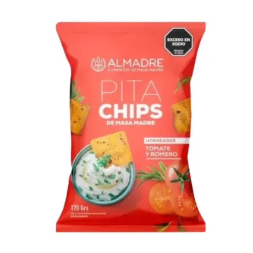 Pitachips Tomate y Romero 115G Almadre