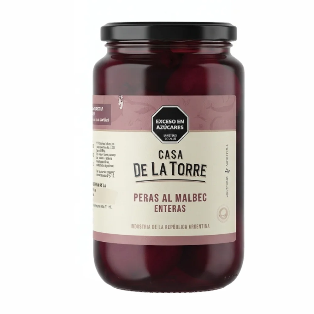 R2) Peras al Malbec Enteras 660G Casa de la Torre