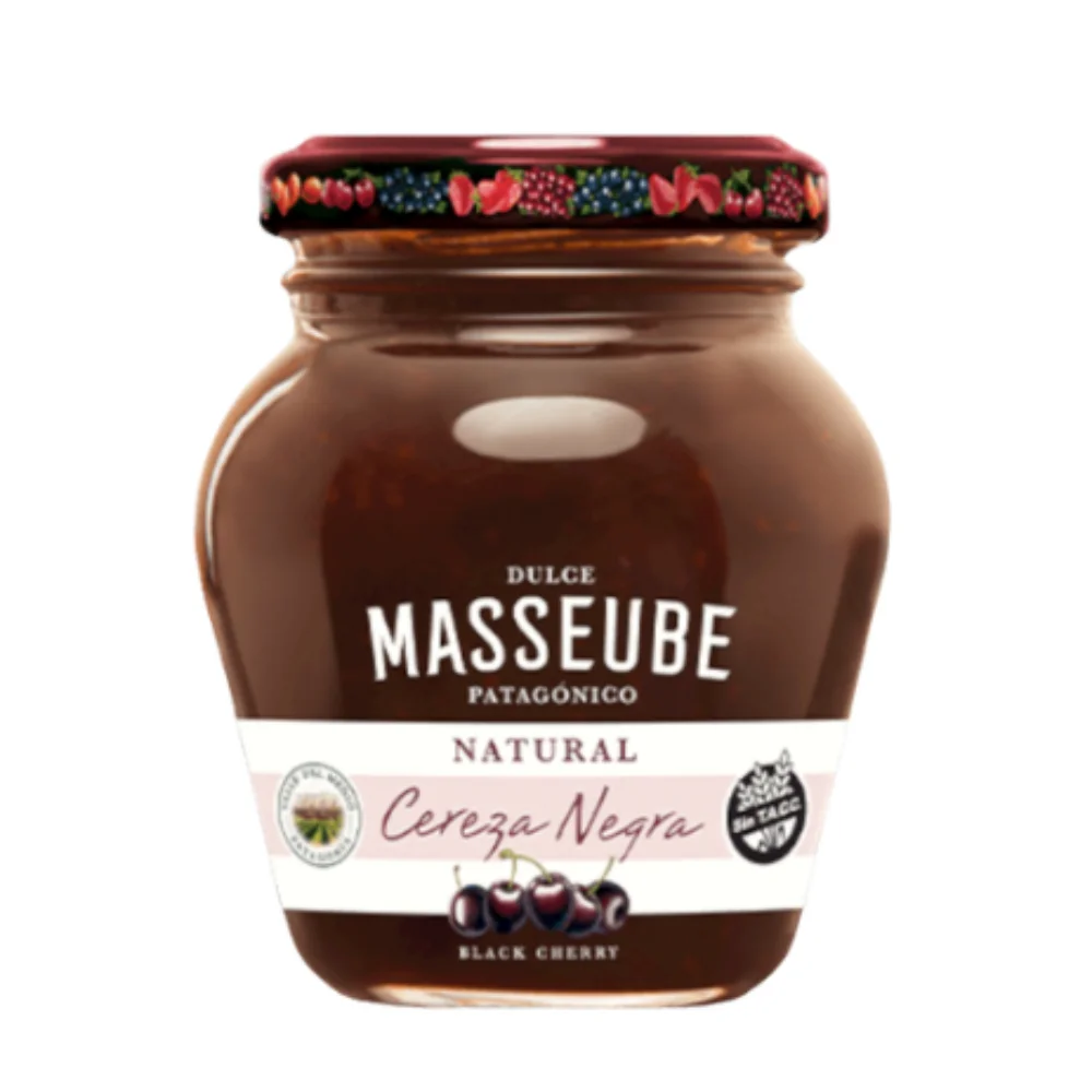 DULCE DE CEREZA NEGRA NATURAL *350G MASSEUBE
