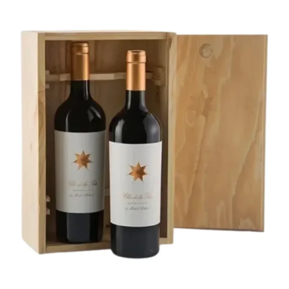 CLOS DE LOS SIETE ESTUCHE MADERA X2 BOT *750ML