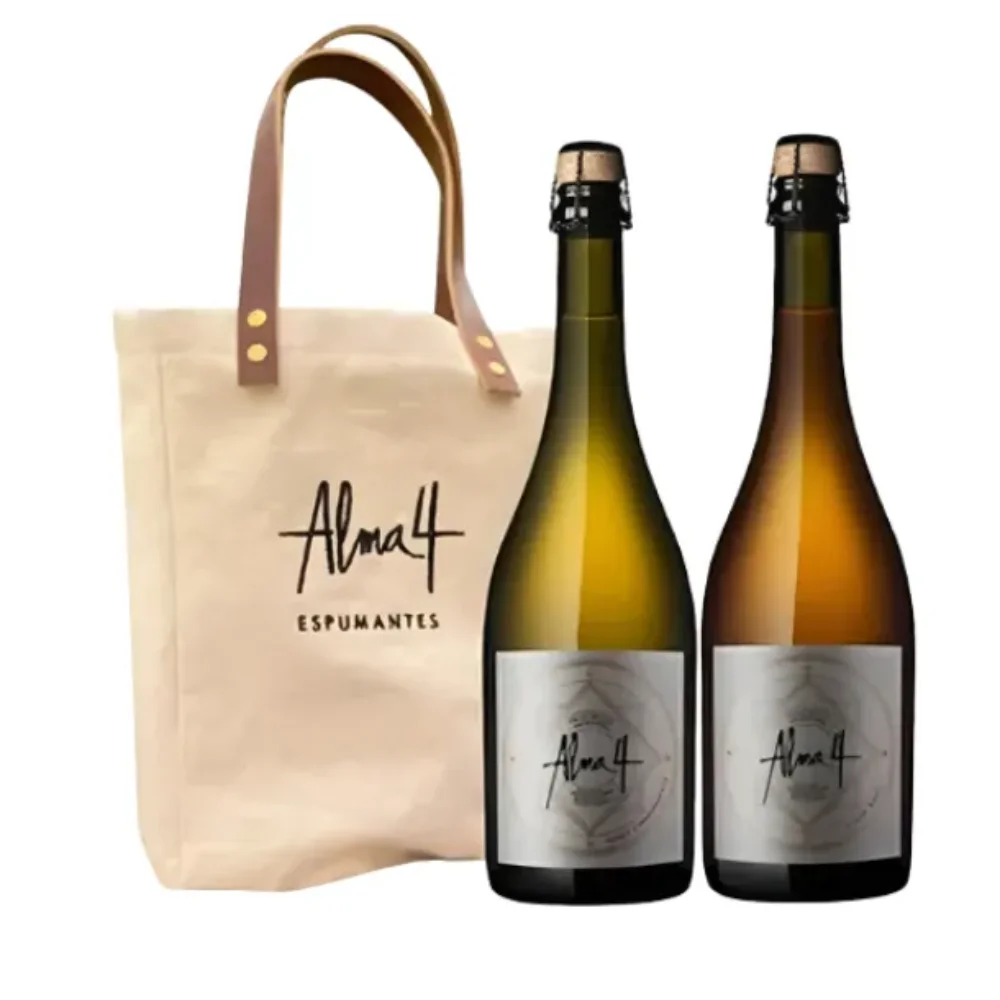 Espumante Alma 4 Estuche Tela X 2 Bot 750ML