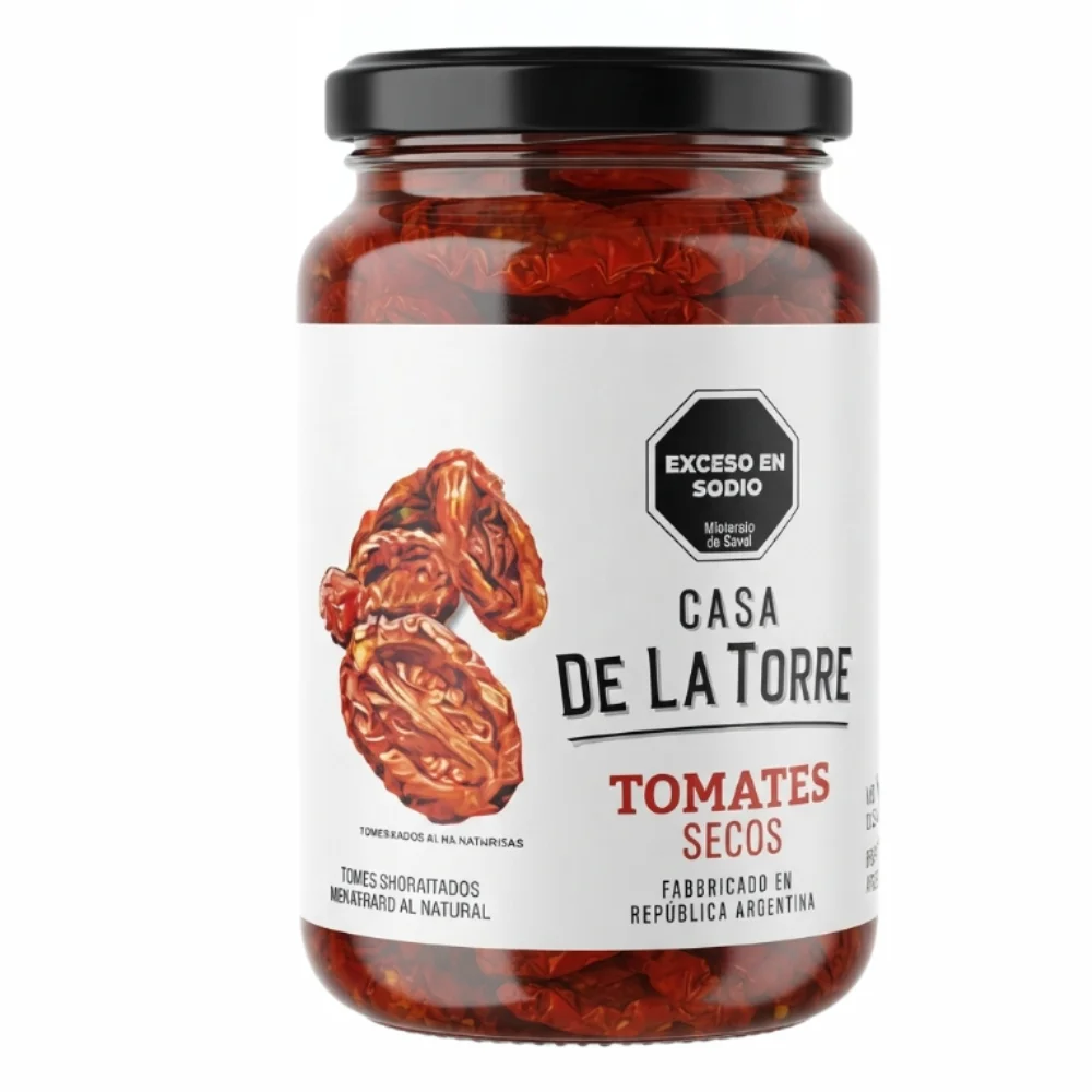 Tomate Seco Condimentado al Natural 350G Casa de la Torre