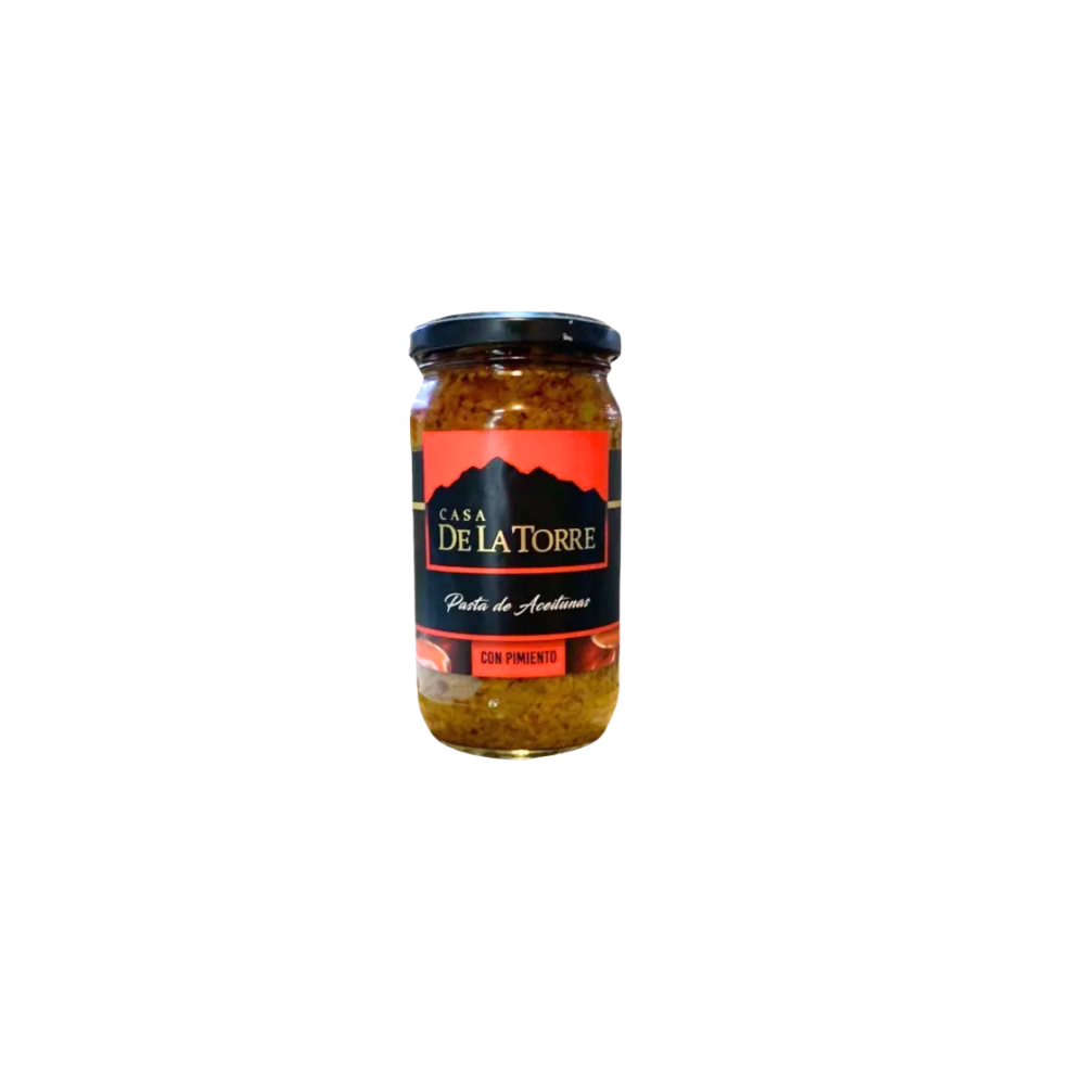 PASTA DE ACEITUNAS VERDES CON PIMIENTO *300G CASA DE LA TORRE