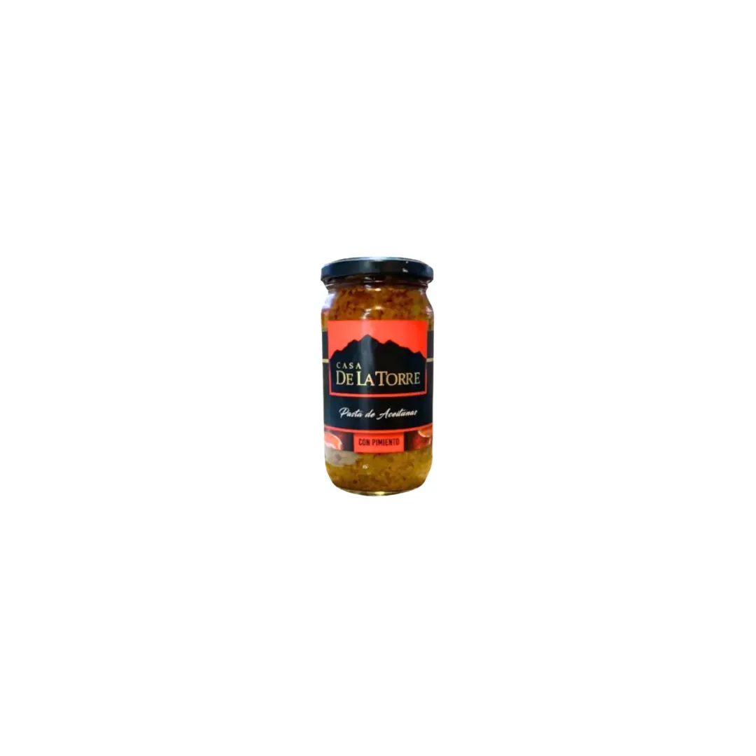 PASTA DE ACEITUNAS VERDES CON PIMIENTO *300G CASA DE LA TORRE