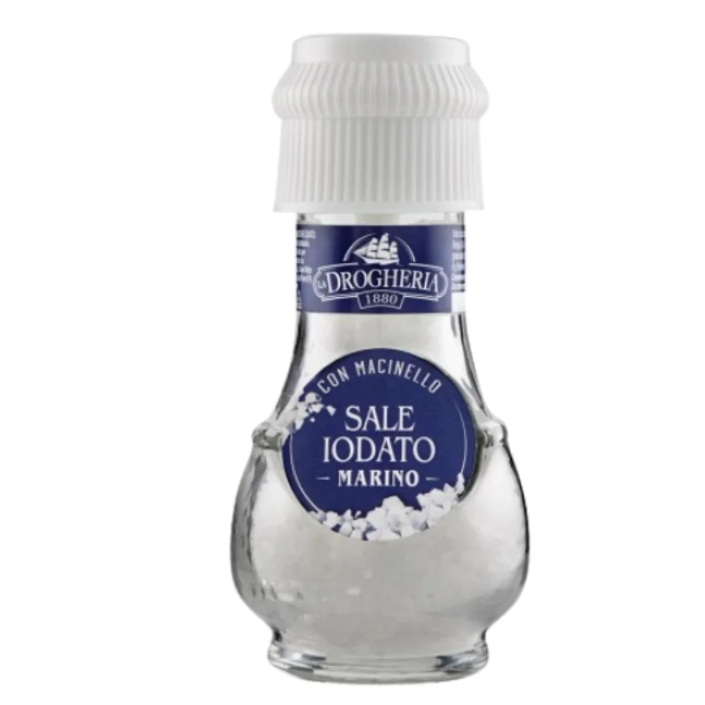 Sal Marina con Molinillo Vidrio 90G la Drogheria
