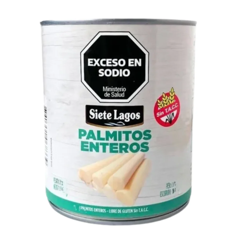 Palmitos Enteros S/tacc 400G Siete Lagos