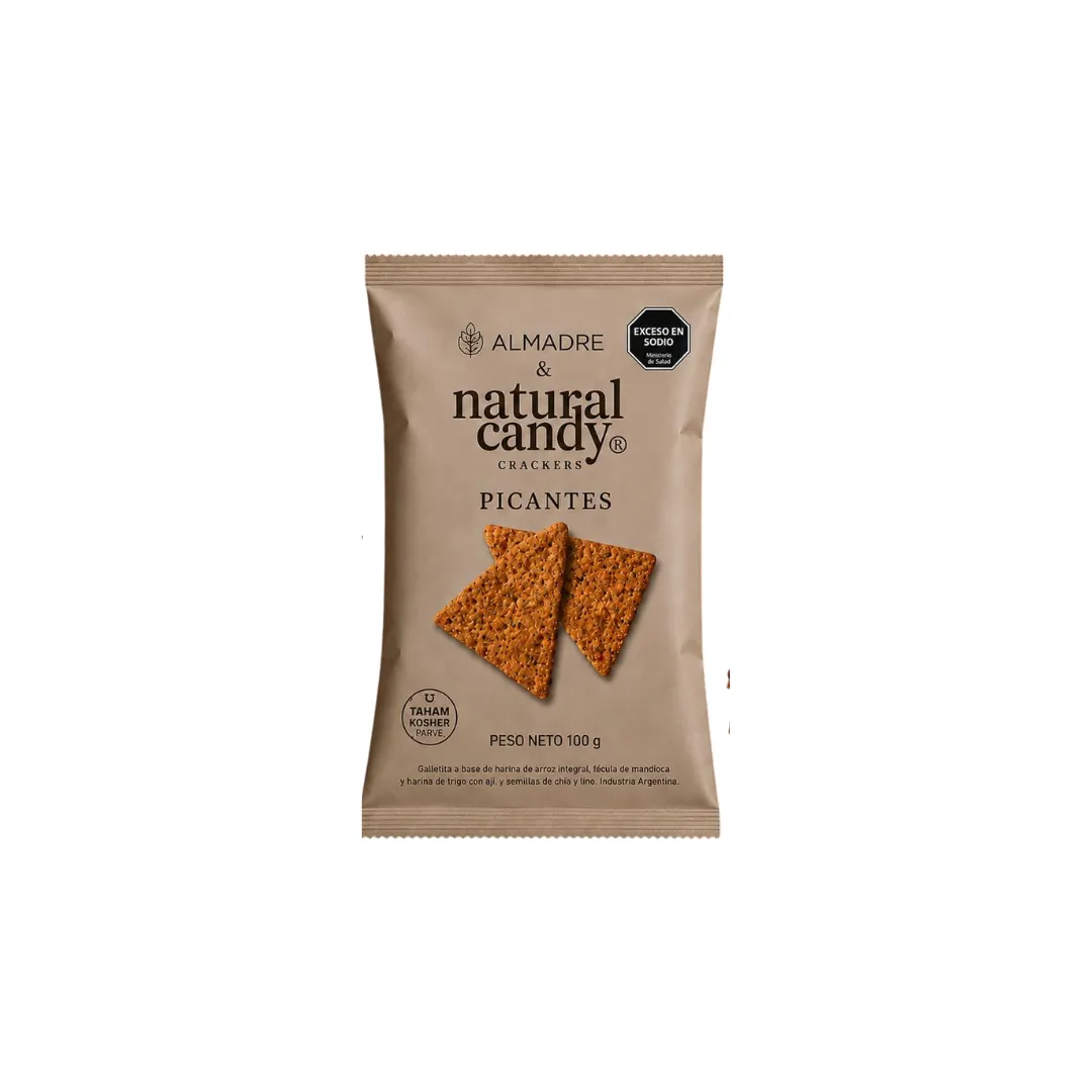 CRACKERS PICANTES *100GR NATURAL CANDY