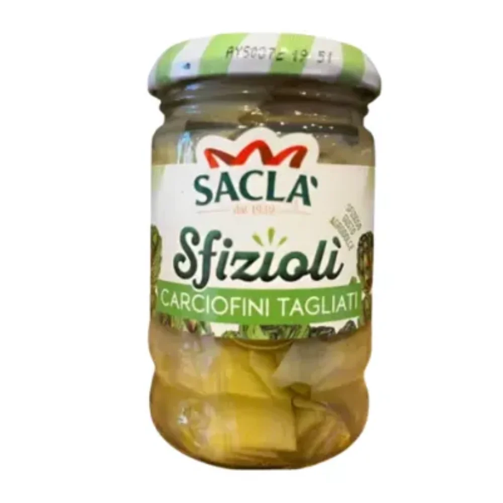 Carciofi Tagliati 205GR Vidrio Sacla