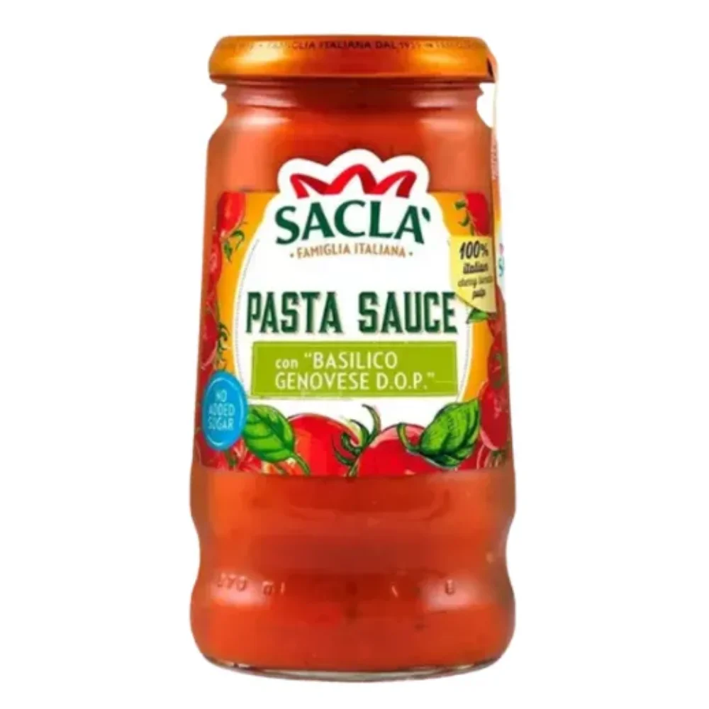 Pasta Sauce Basilico Genovese Dop 290GR Vidrio Sacla