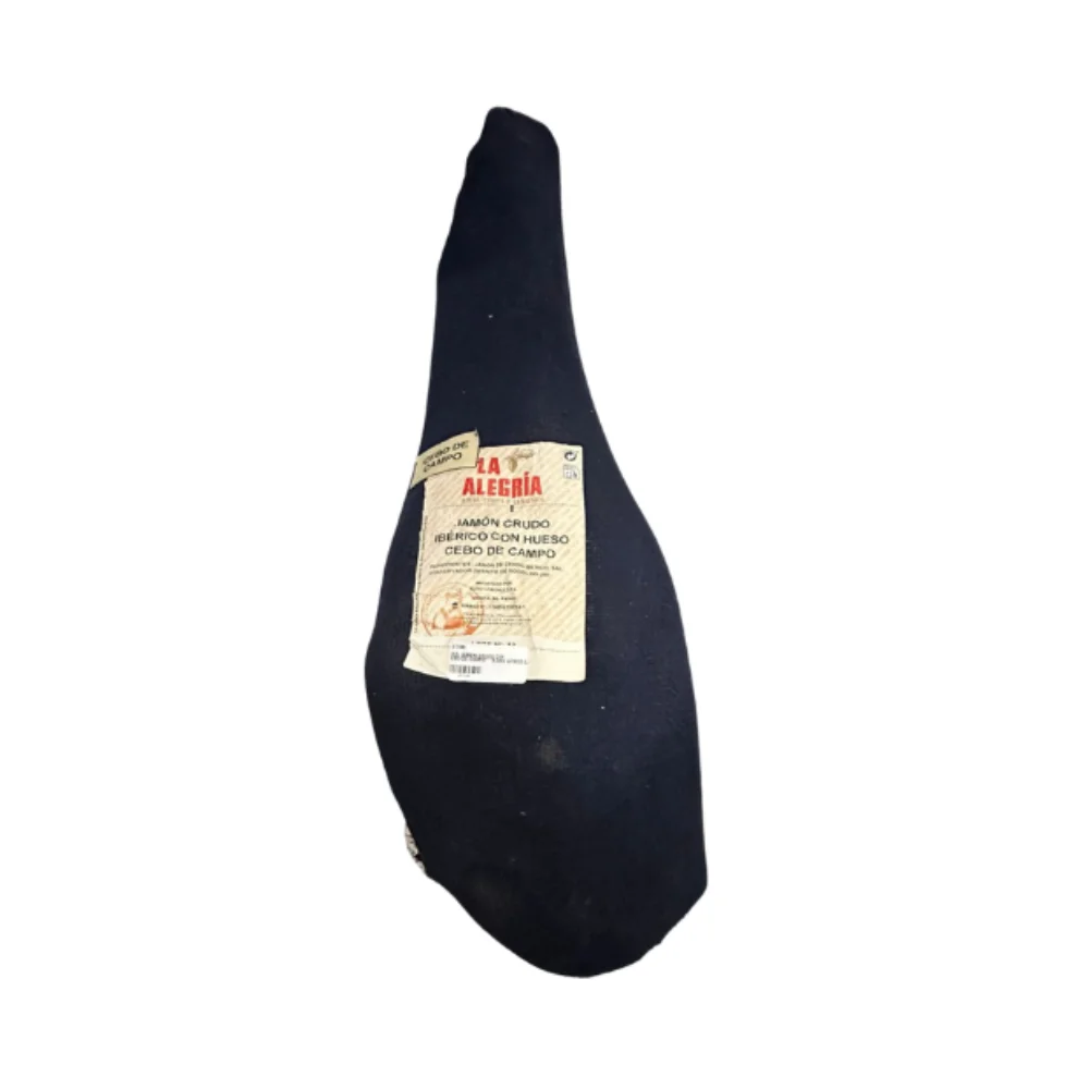 R2) JAMON CRUDO C/H IBERICO "CEBO DE CAMPO" *8,5KG APROX LA ALEGRIA