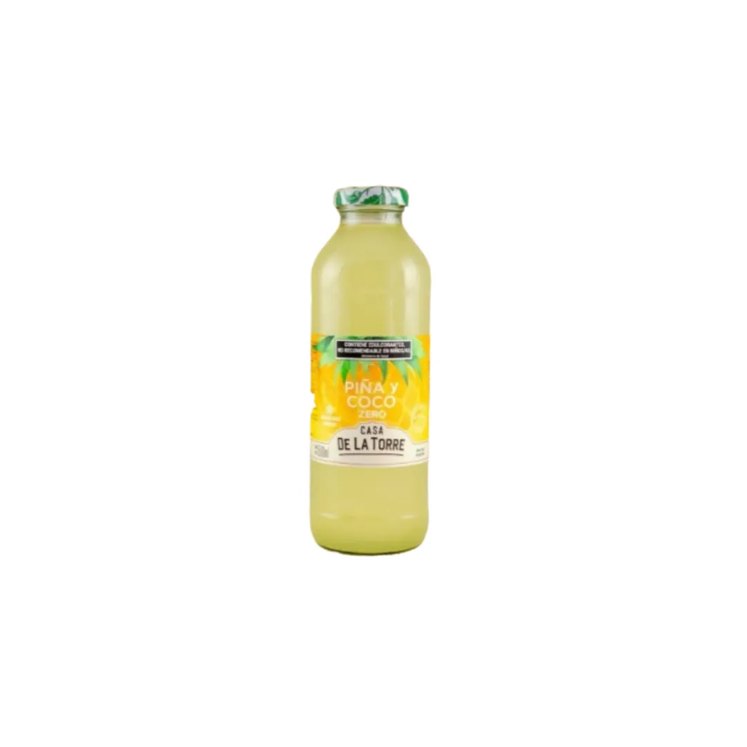 AGUA SABORIZADA PIÑA Y COCO ZERO *500ML CASA DE LA TORRE