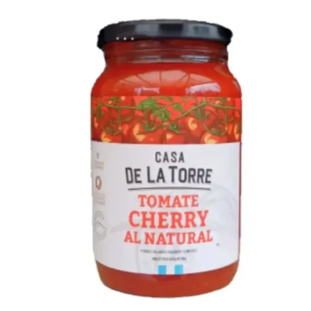 TOMATE CHERRY AL NATURAL *800GR CASA DE LA TORRE