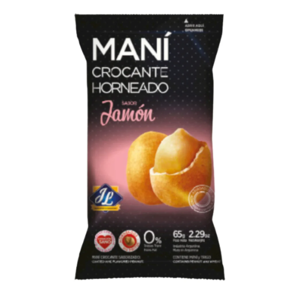 Mani Crocante Jamon 65G Jl