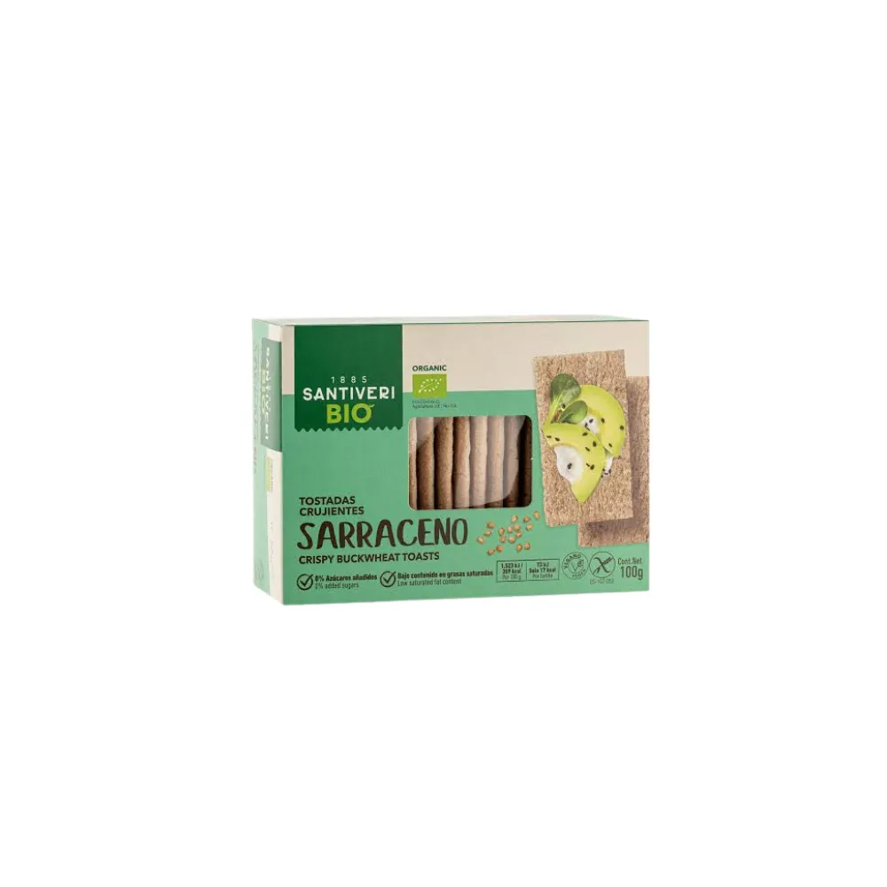 TOSTADAS DE TRIGO SARRACENO *100GR SANTIVERI BIO