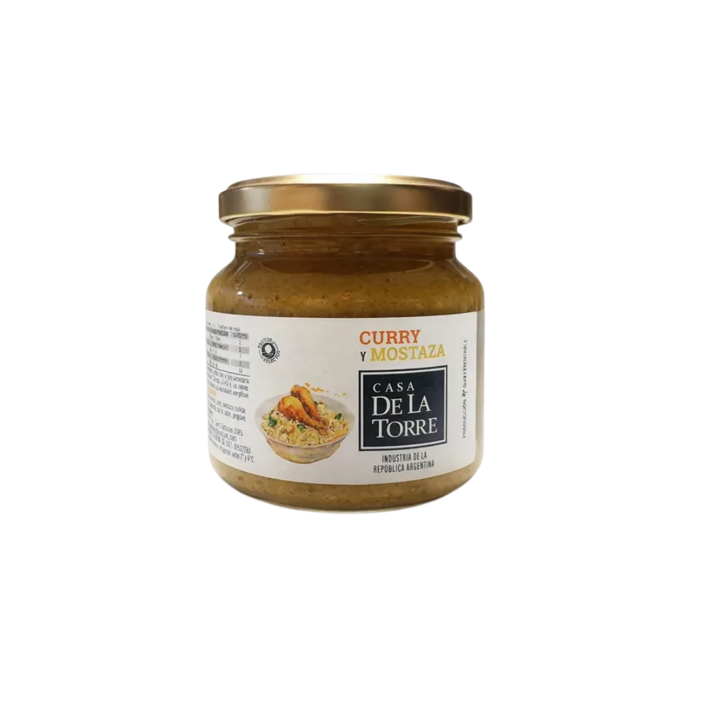 SALSA DE CURRY Y MOSTAZA *230G CASA DE LA TORRE
