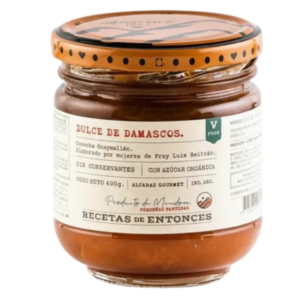 Dulce de Damascos 400G Dulces Caseros