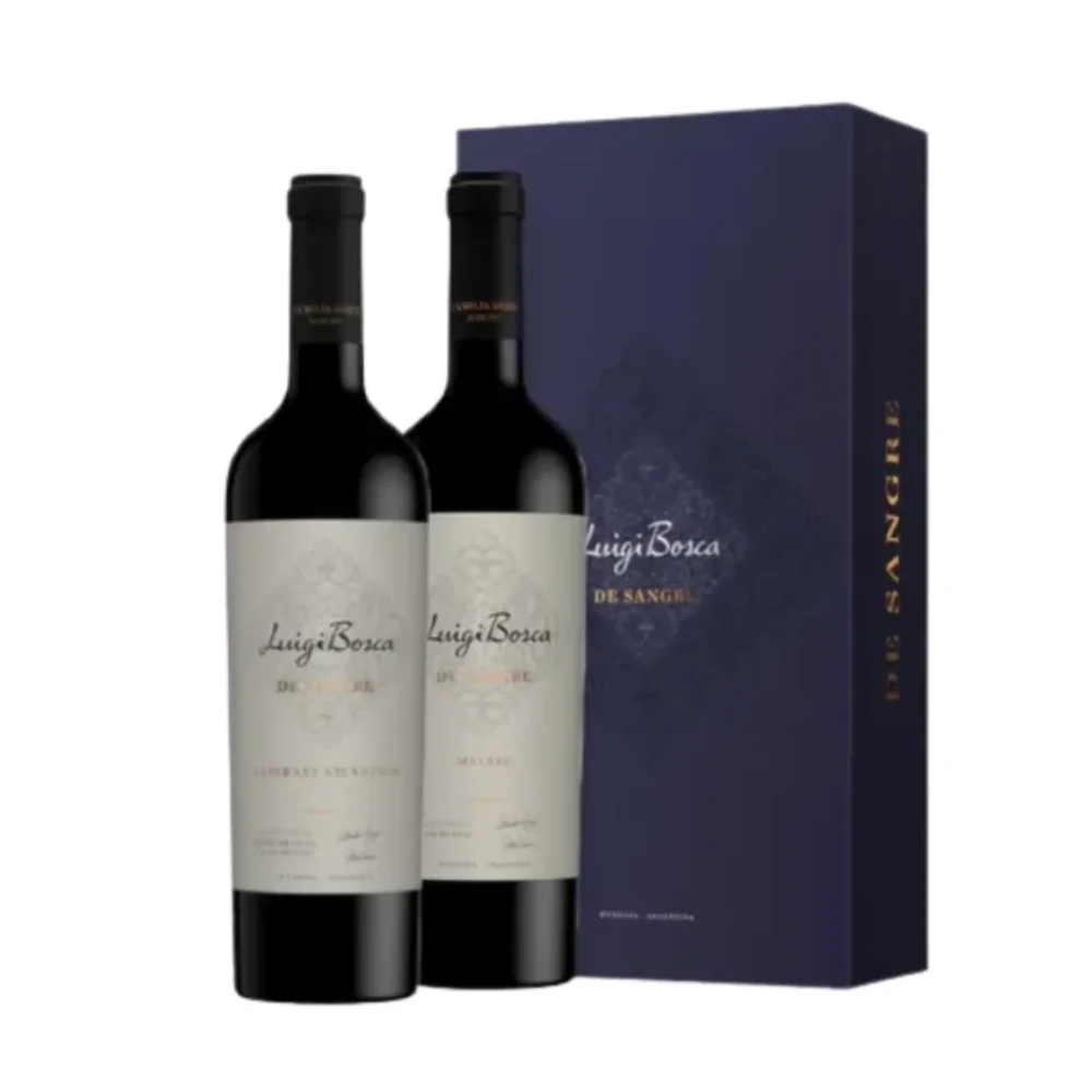 Luigi Bosca de Sangre X 2 Bot Malbec - Cabernet Sauvignon 750ML Estuche