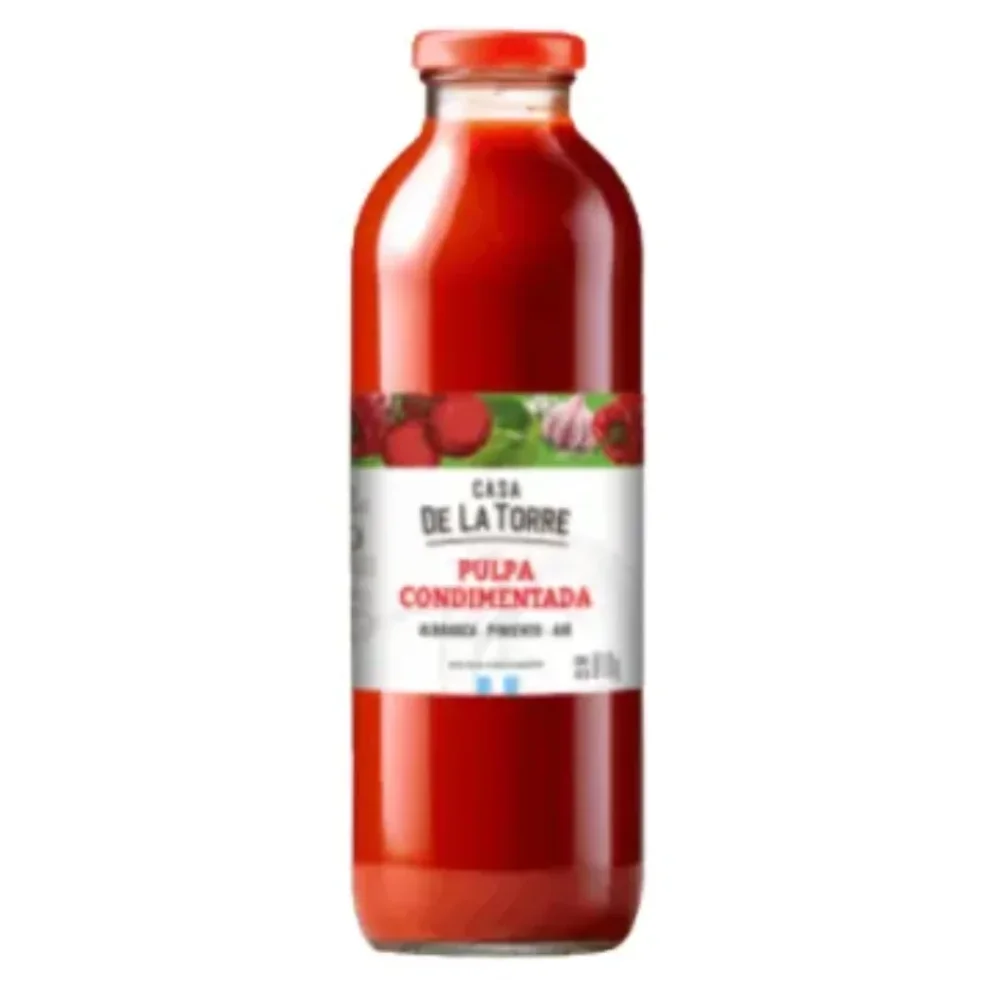 Pulpa de Tomate Cond Pim Albah AJO. 910G Casa de la Torre