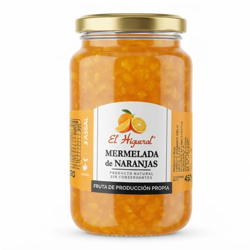 Mermelada de Naranja 450G el Higueral