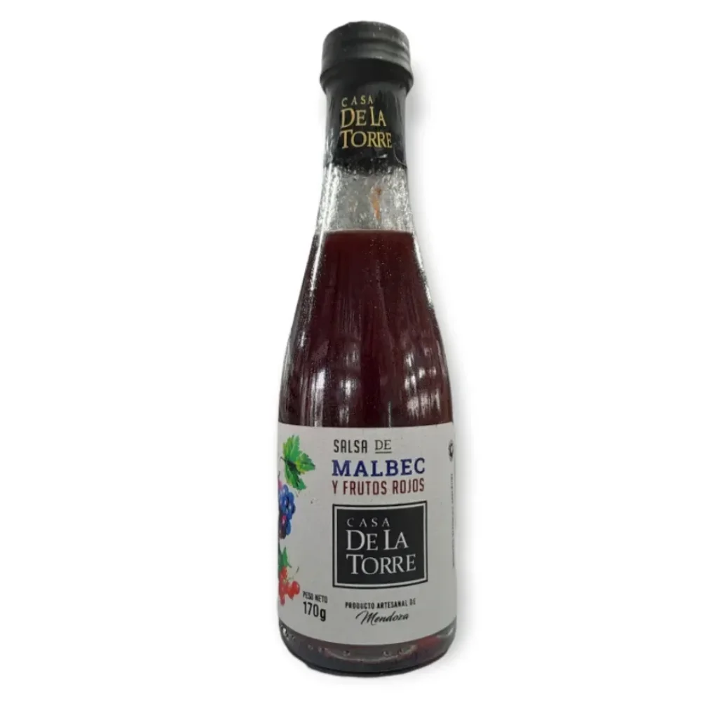 SALSA DE MALBEC Y FRUTOS ROJOS *200G CASA DE LA TORRE
