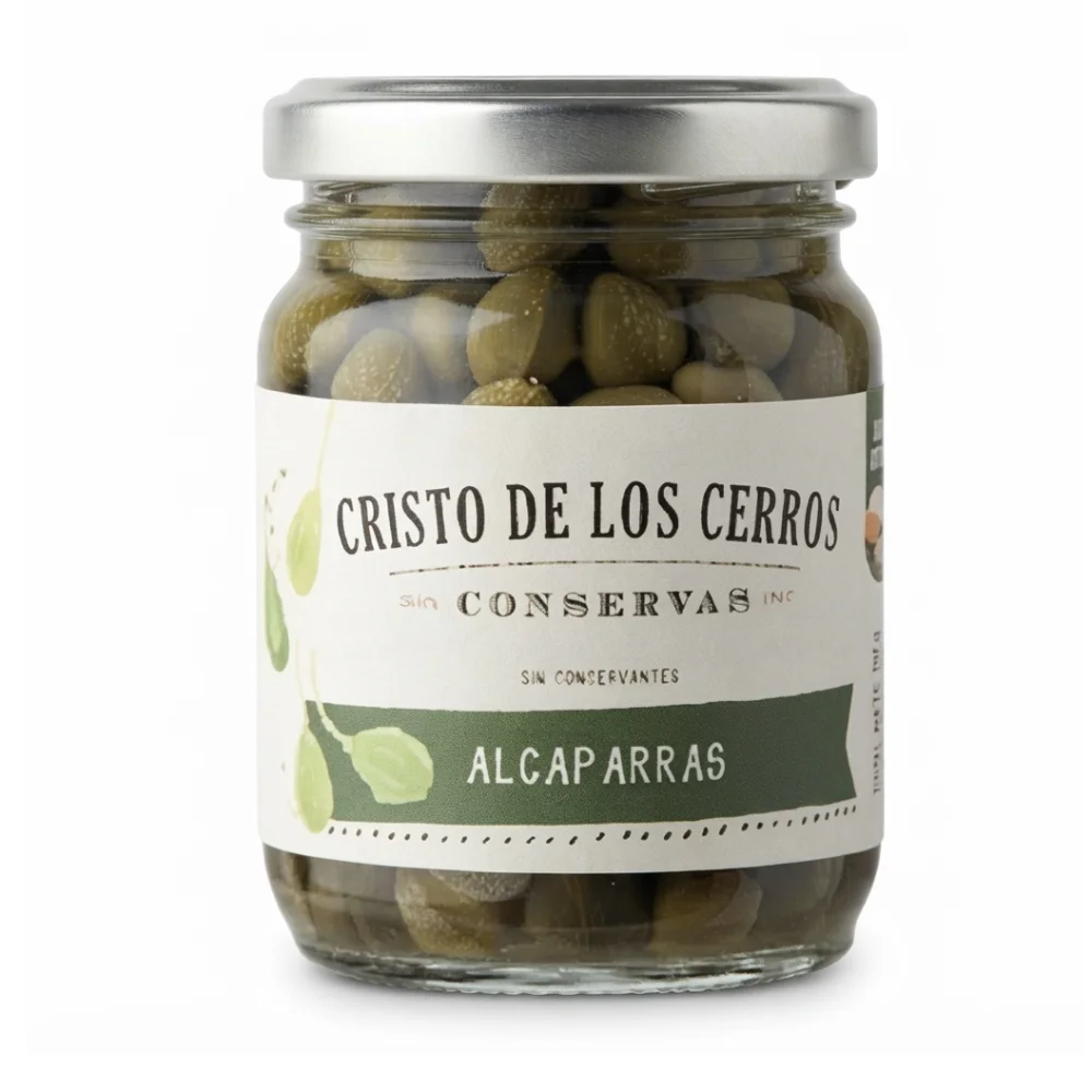 Alcaparras en Vinagre y Sal 90G Cristo