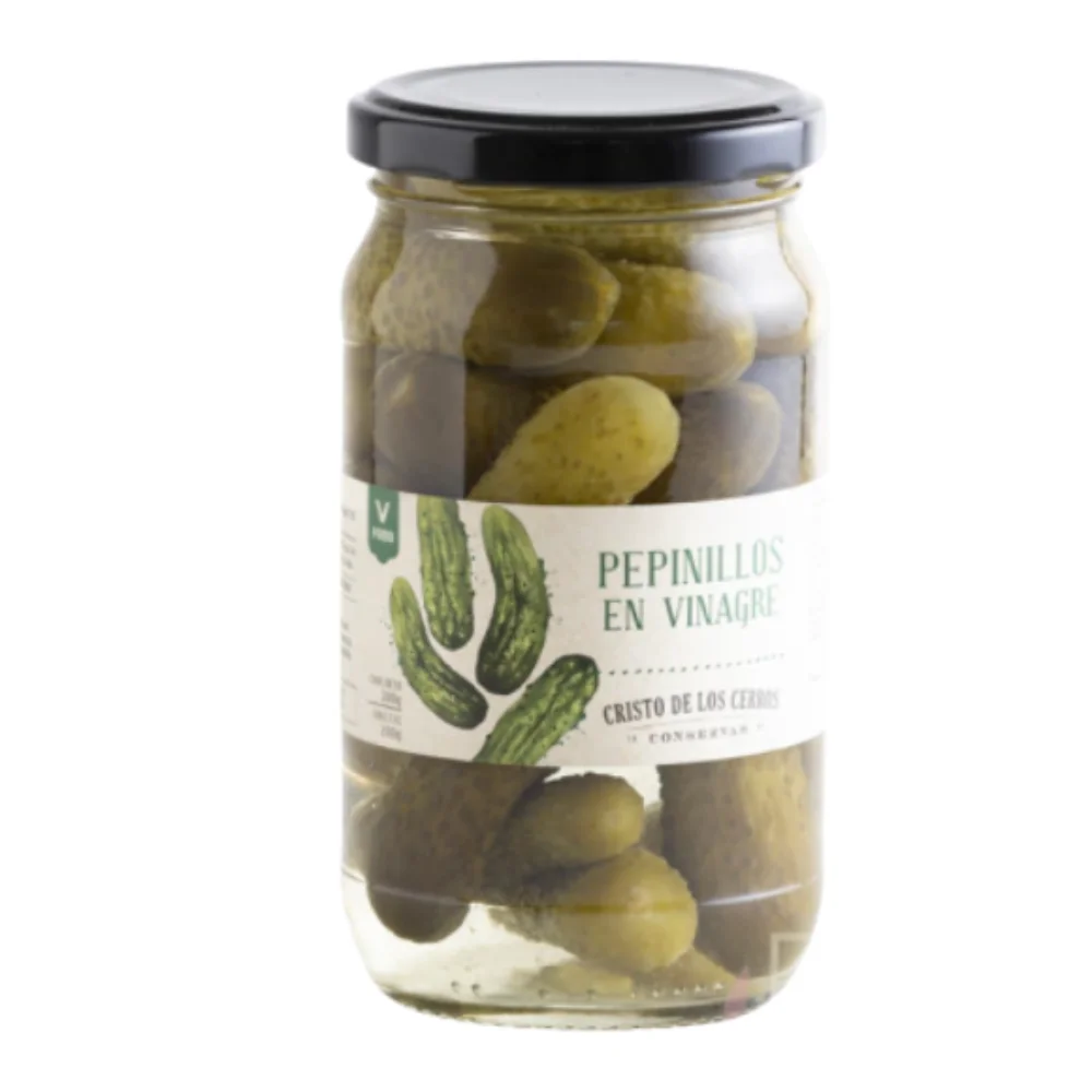Pepinillos en Vinagre de Alcohol 300G Cristo