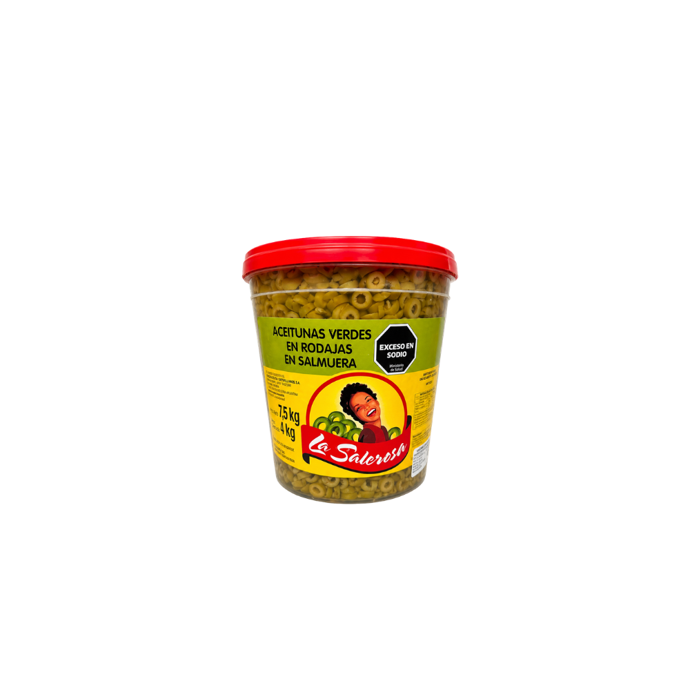ACEITUNAS VERDES RODAJAS LA SALEROSA *5KG
