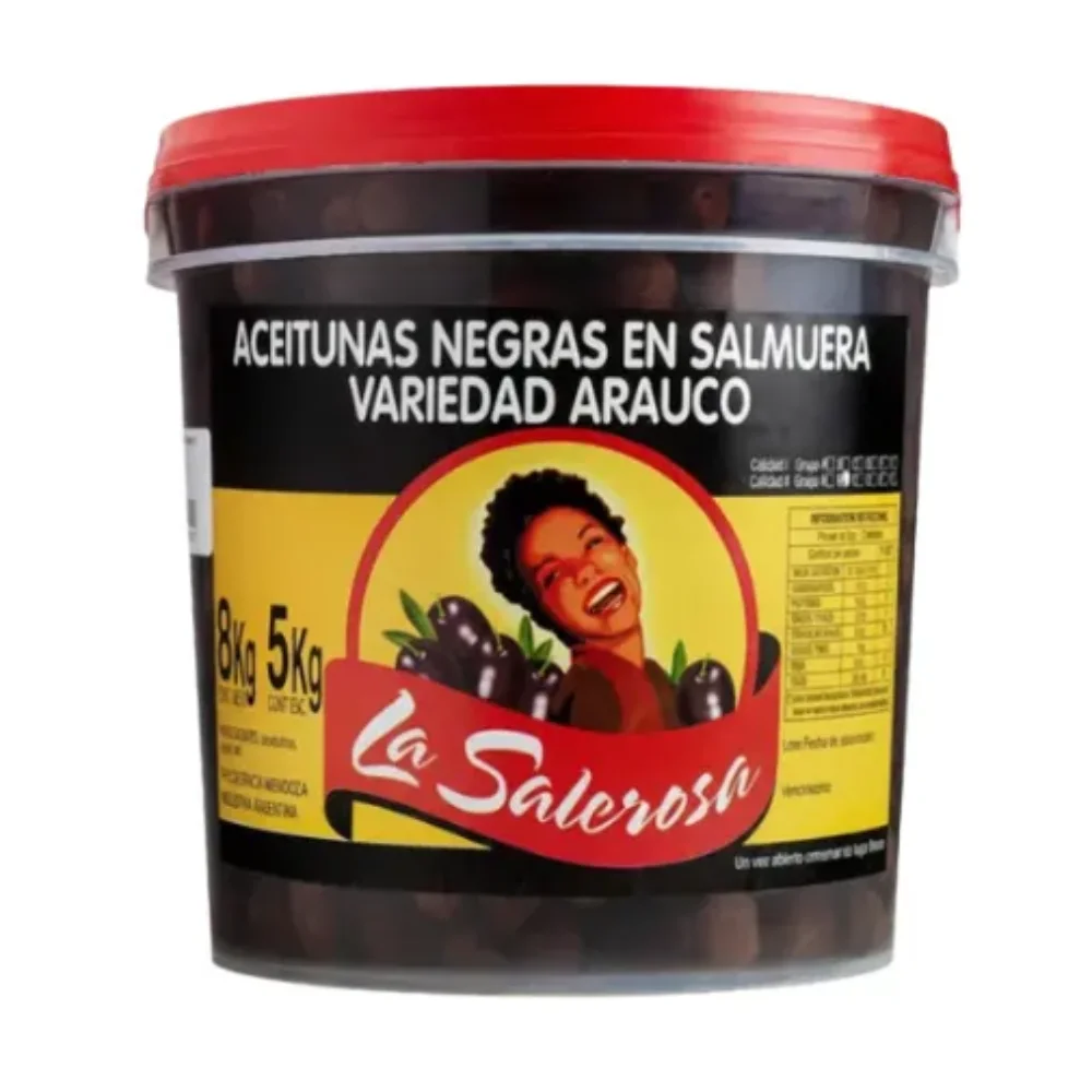 ACEITUNAS NEGRAS N° 00 *5KG LA SALEROSA