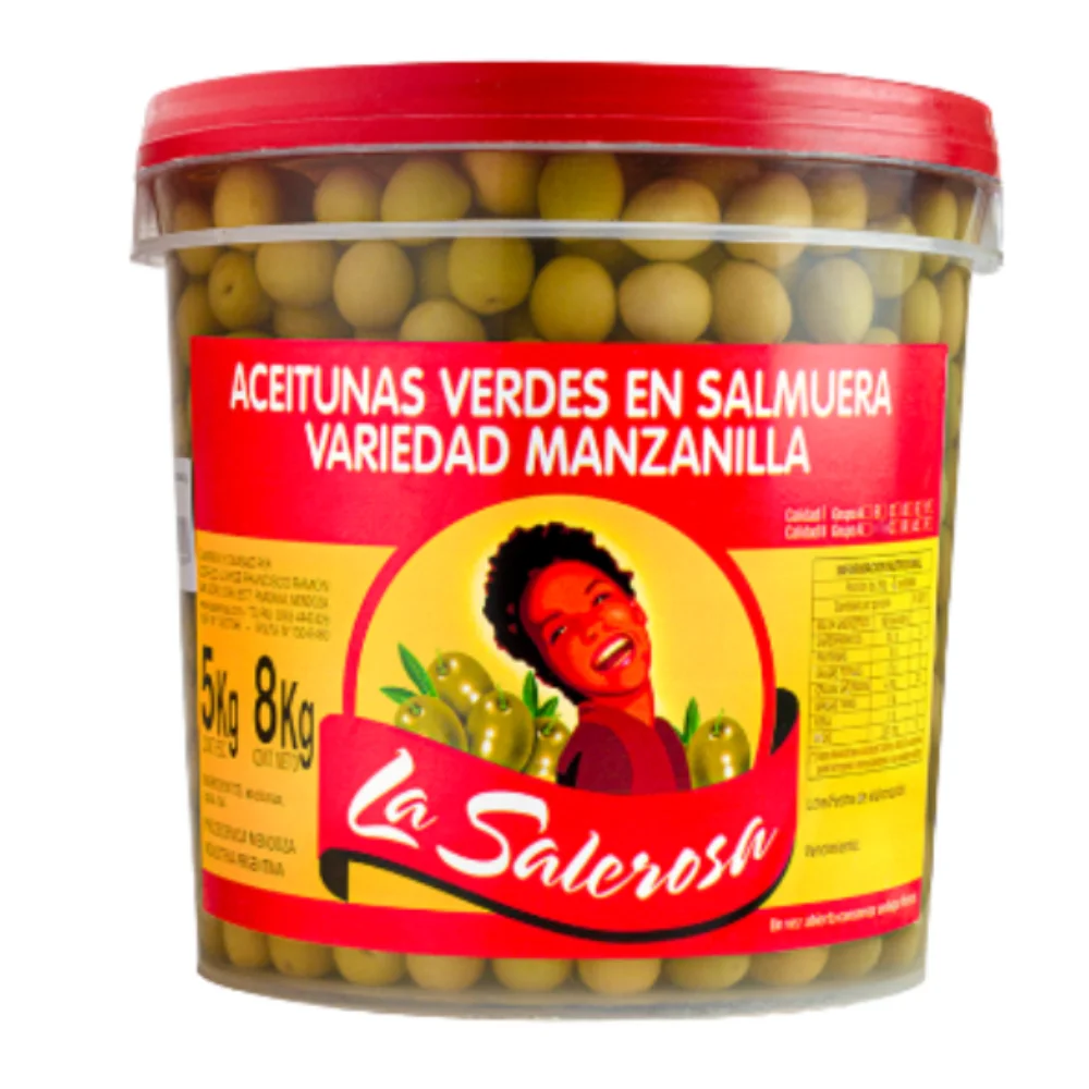 Aceitunas Verdes Manzanilla N° 000 5KG la Salerosa