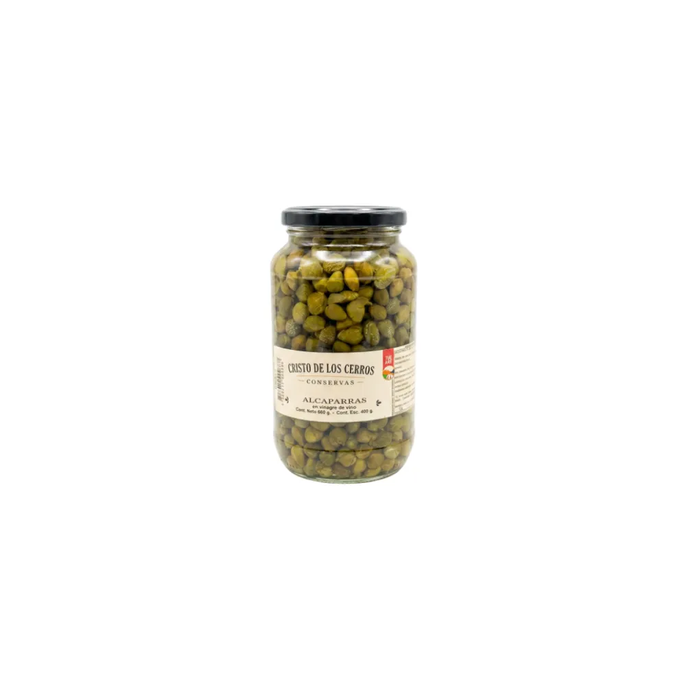 ALCAPARRAS EN VINAGRE Y SAL *650G CRISTO