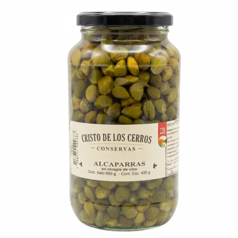 ALCAPARRAS EN VINAGRE Y SAL *650G CRISTO