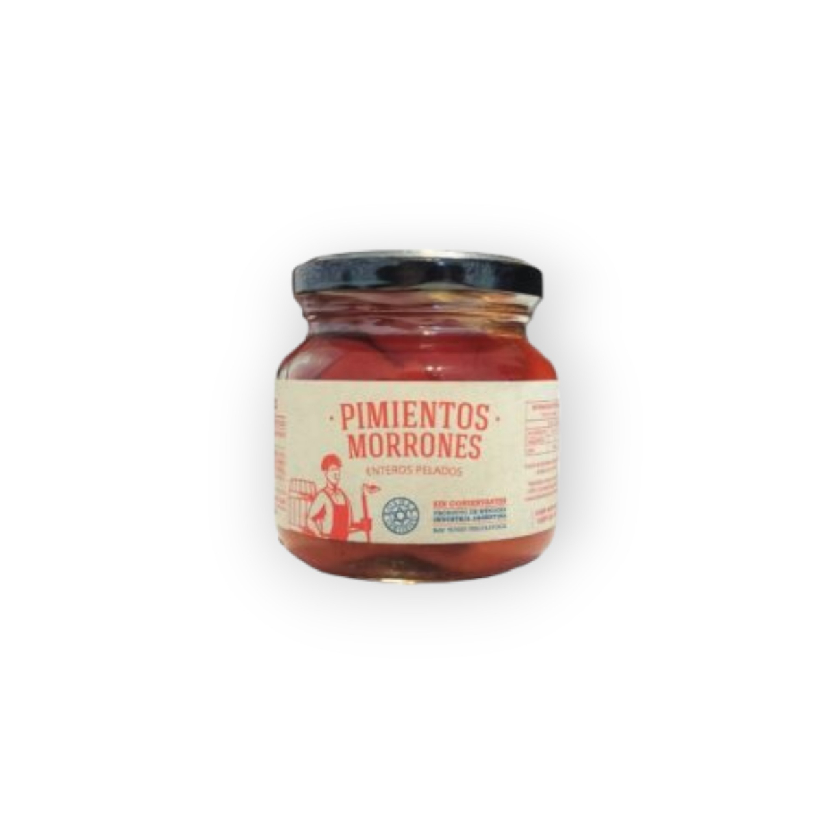 PIMIENTOS MORRONES ENTEROS PELADOS *200G KOSHER