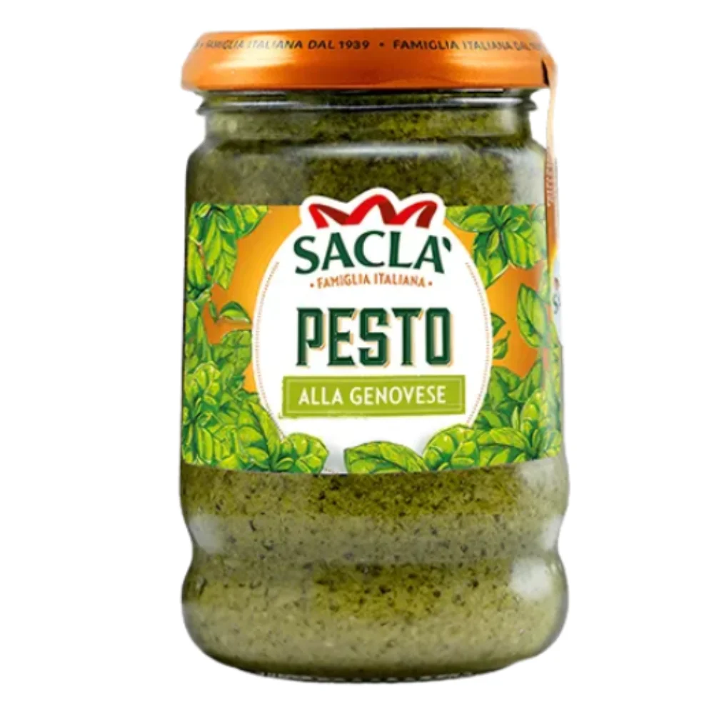 Pesto Alla Genovese 190GR Vidrio Sacla