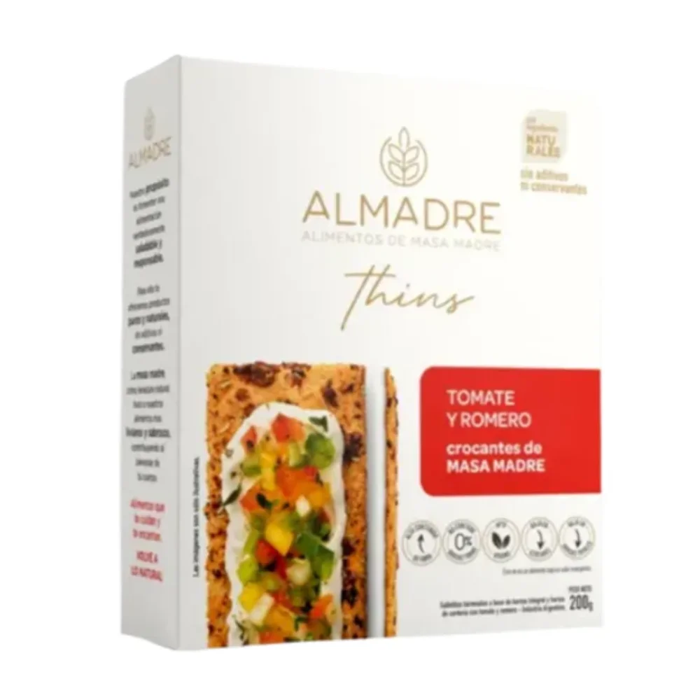 Thins Tomate y Romero 160G Almadre