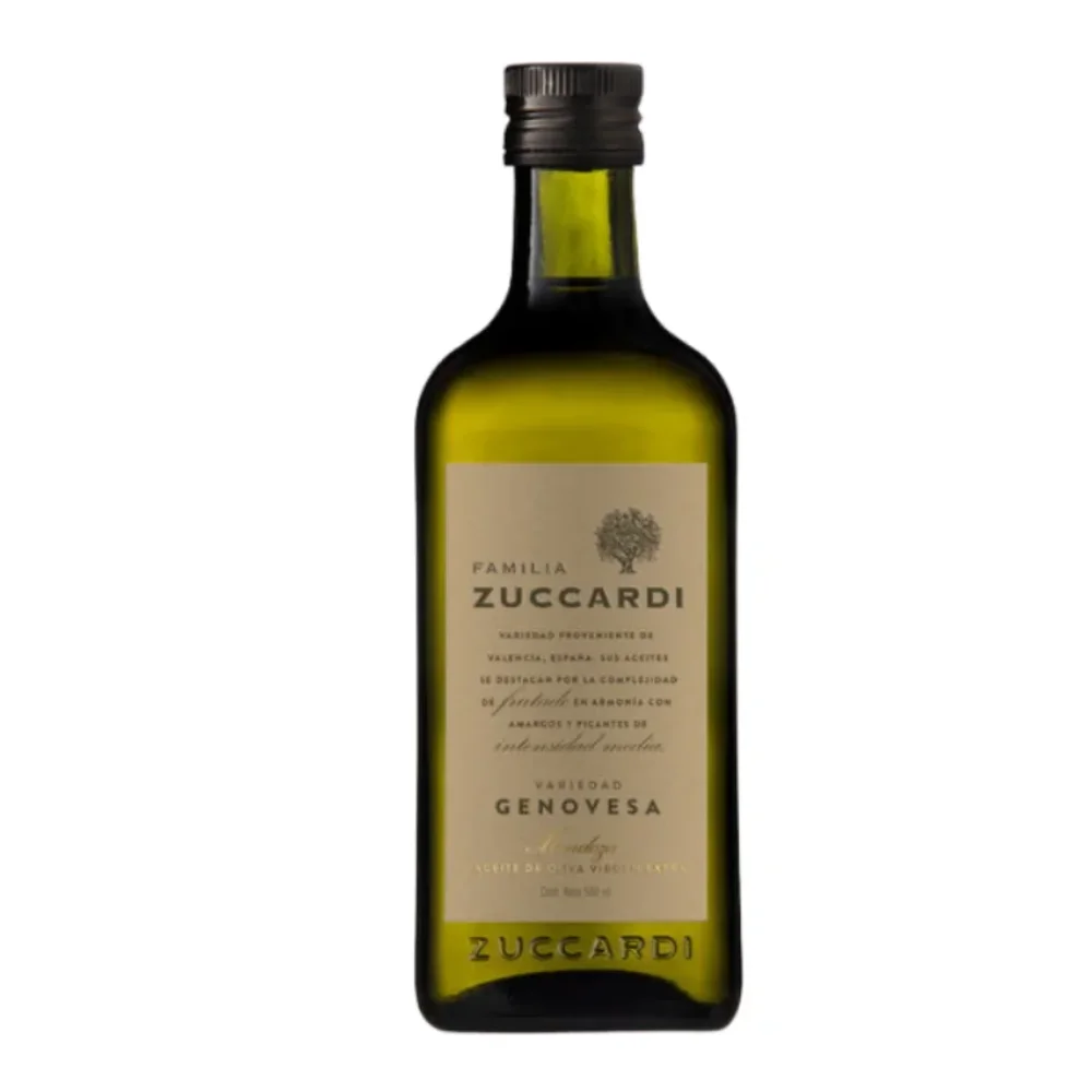 Aceite de Oliva V.E. Genovesa 500ML Vidrio Familia Zuccardi