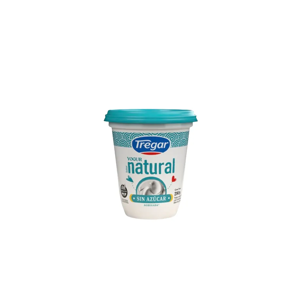 YOGUR NATURAL SIN AZUCAR *280G TREGAR