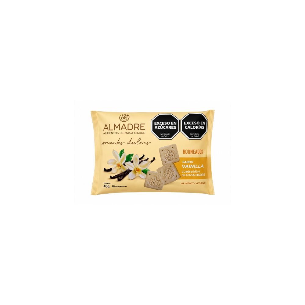 SNACK DULCE VAINILLA *40G ALMADRE