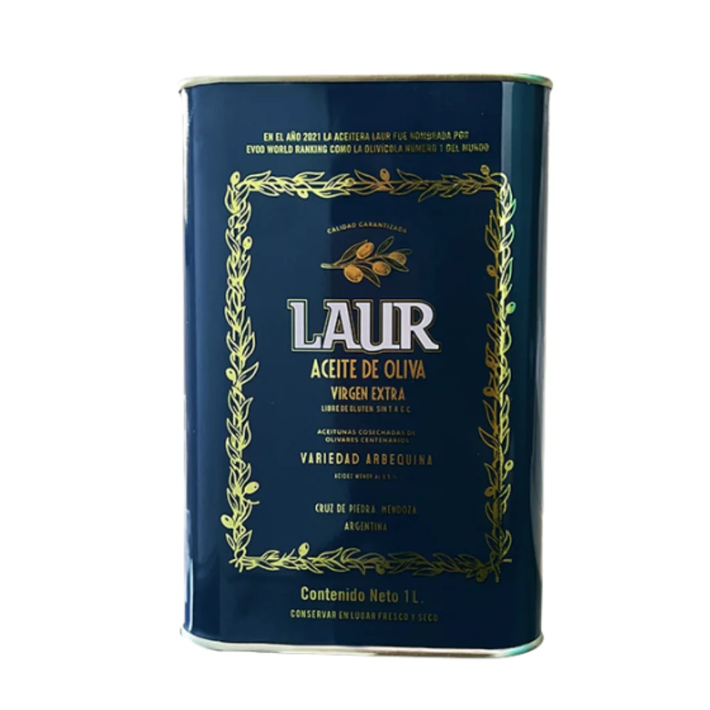 Aceite de Oliva V.E. Arbequina 1L Lata Laur