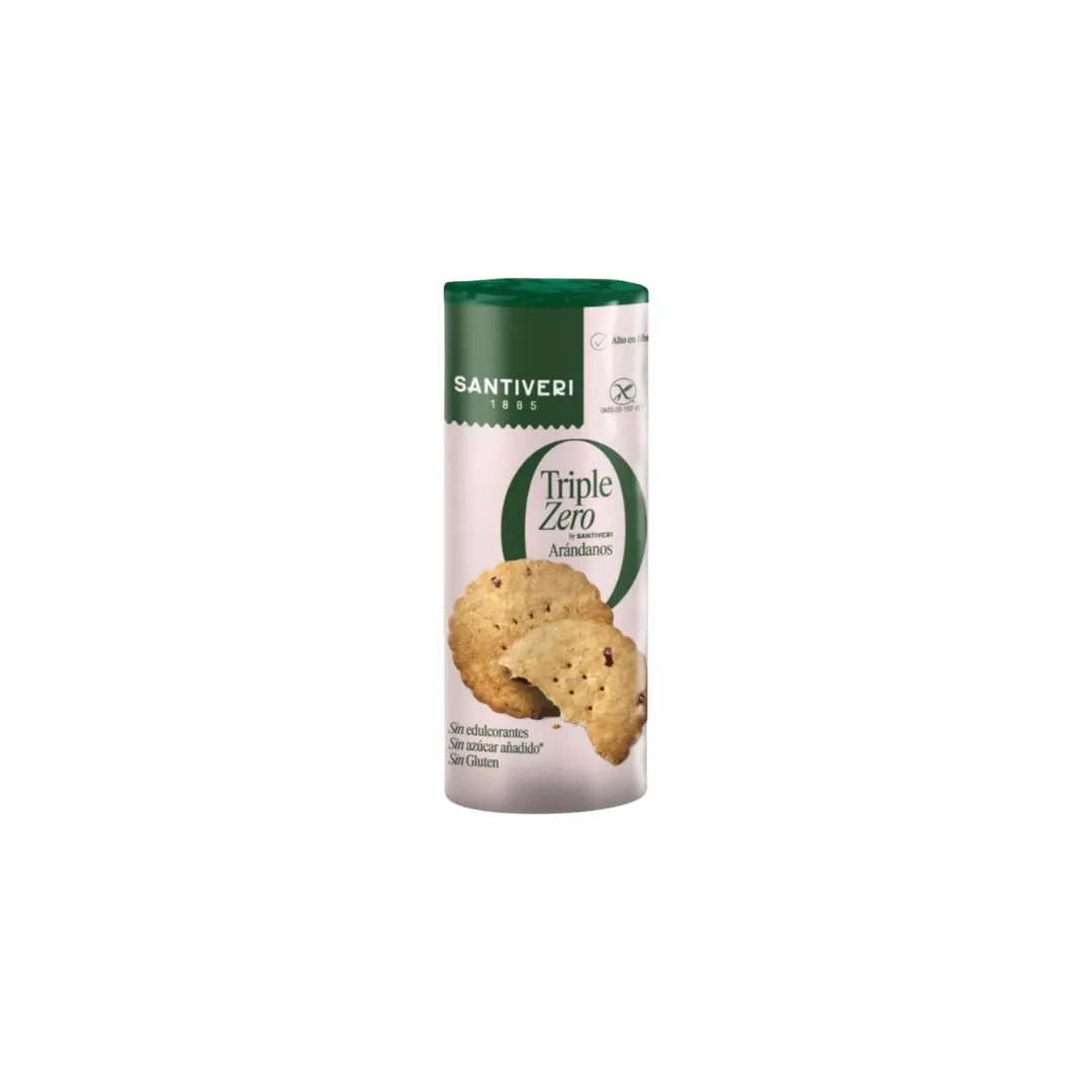 GALLETITAS TRIPLE ZERO ARANDANOS *205GR SANTIVERI