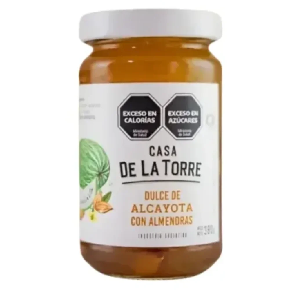Dulce de Alcayota con Almendras (recetas Caseras) 380G Casa de la Torre