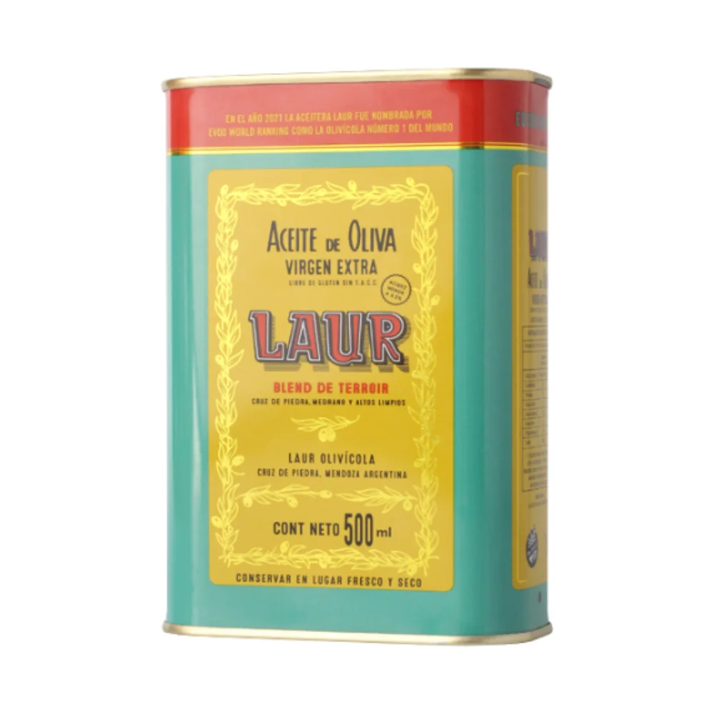 Aceite de Oliva V.E. Blend Terrior 500ML Lata Laur