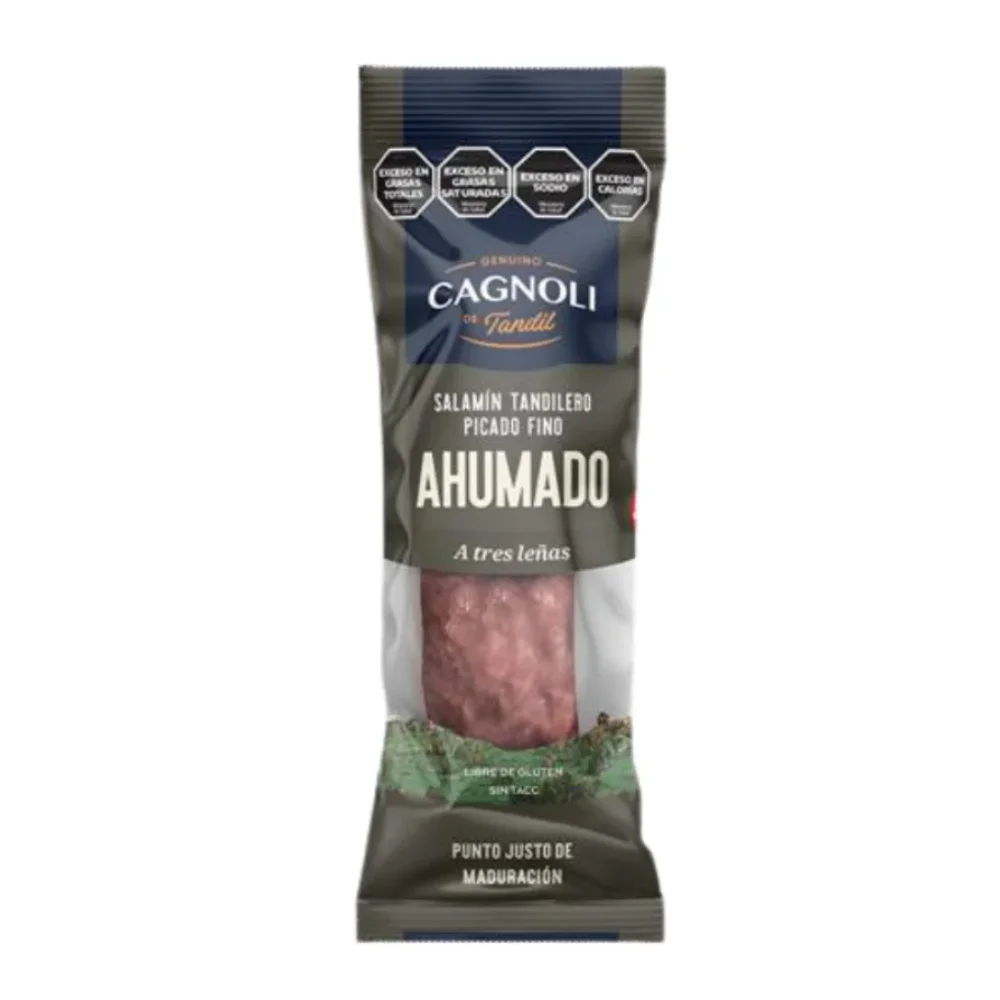 Salamin Picado Fino Ahumado en Atm 145G Cagnoli