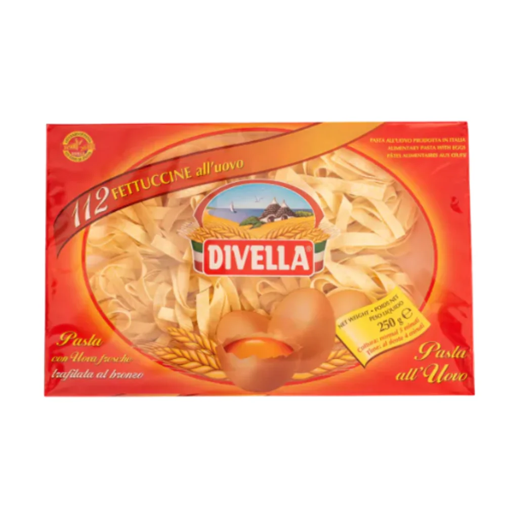 Fettuccine All Uovo 250G Divella