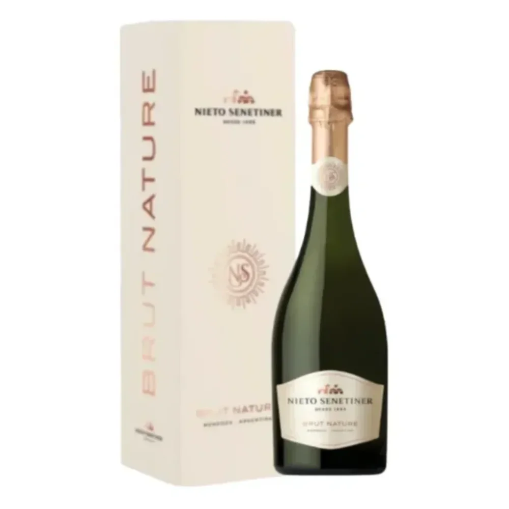 Estuche Espumante Nieto Senetiner Brut Nature 750ML